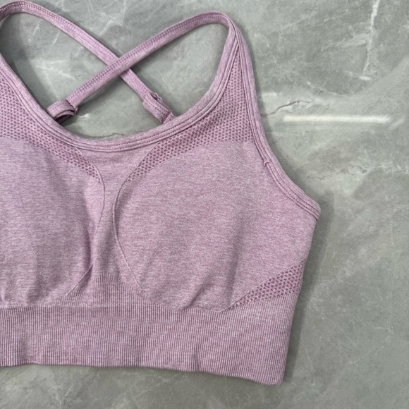 Women’s AYBL Motion Seamless Padded Adjustable Criss Cross Back Sports Bra Small - Picture 3 of 16